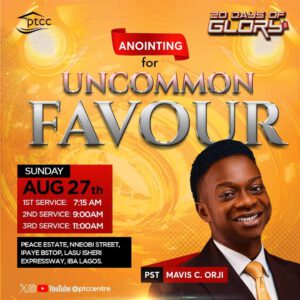 Anointing For Uncommon Favour || Sunday Service || 20 Days of Glory 2023 || 2nd Service || Day-20