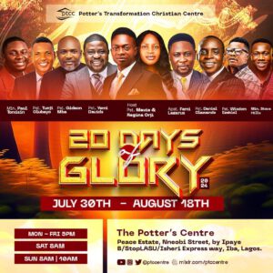 Apostolic Church || 20 Days Of Glory || 09/08/2024 || Pastor Gideon Mba  || Day 11