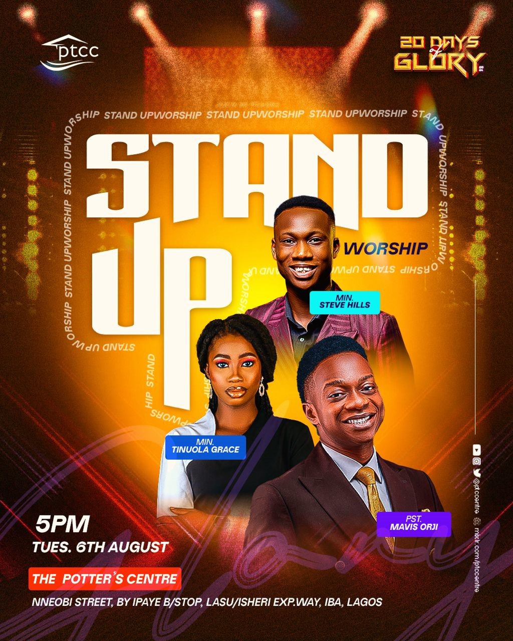 Neutralizing The Power Of Ancestral And Ancient Foundations (Cont’d) || 20 Days Of Glory || Stand Up Worship || 06/08/2024 || Pastor Mavis C. Orji || Day 8