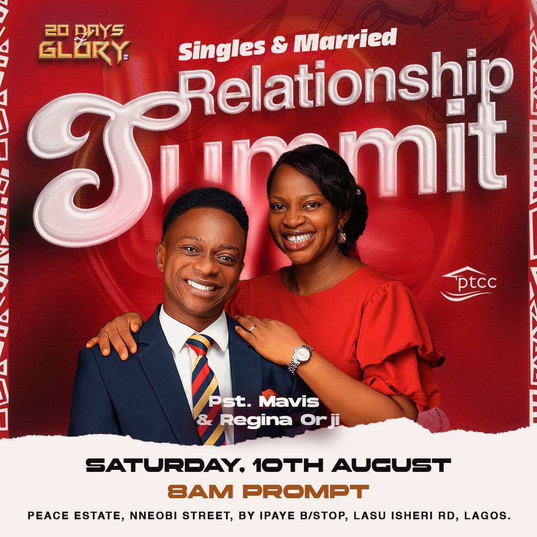 Relationship Summit || 20 Days Of Glory || 10/08/2024 || Pastor Mavis C. Orji  || Day 12