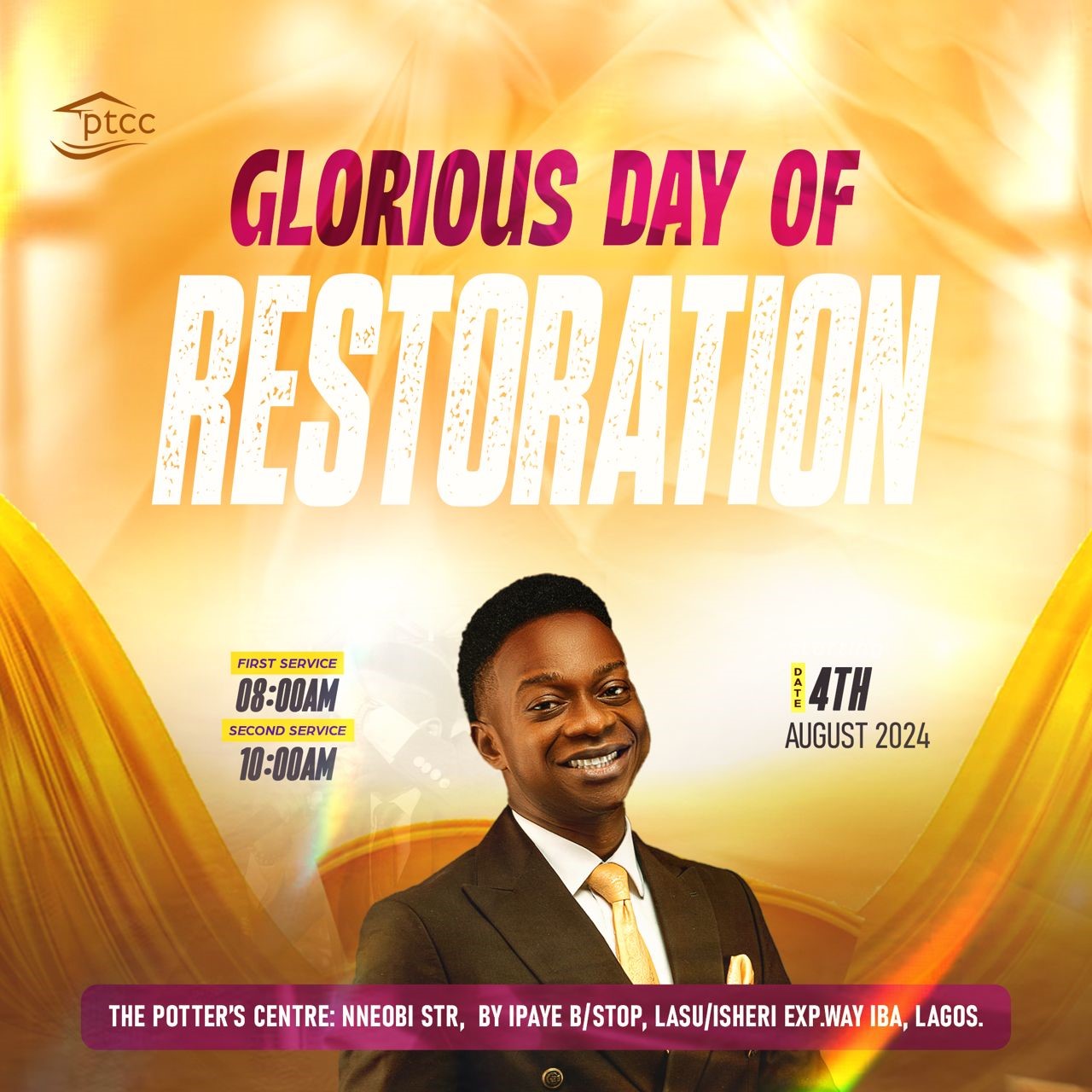 The Glory Of Your Sonship In Christ || 20 Days Of Glory || Sunday Service || 04/08/2024 || Pastor Mavis C. Orji || 1st Service || Day 6
