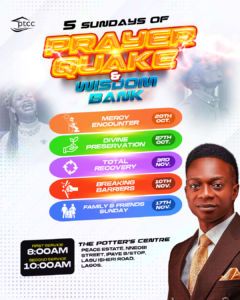 5 Sundays of Prayer Quake and Wisdom Bank (Total Recovery)